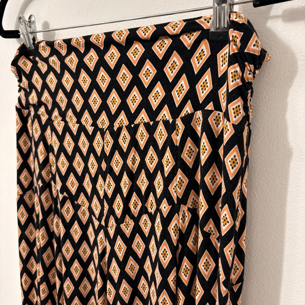 Anthropologie Madiana Knit Abstract Print Maxi Skirt Sz M - Picture 3 of 7